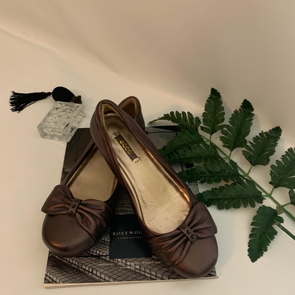 Ecco Flats Women Ballet Bouillon Bow - Picture 4 of 8